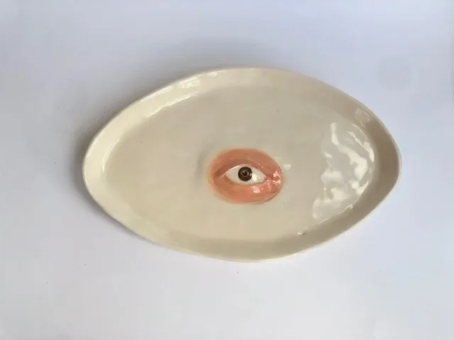 oval eye service plate